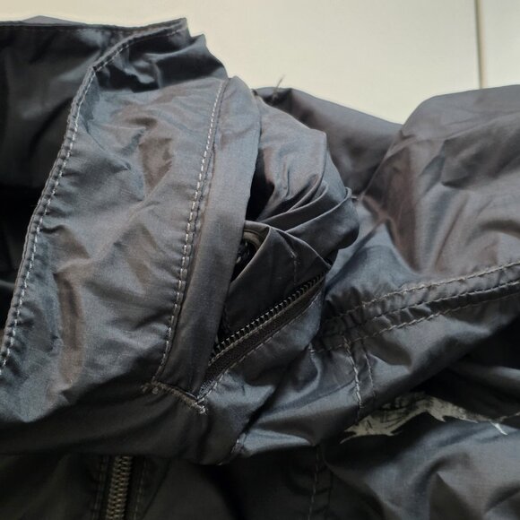 Tommy Bahama Windbreaker Half Zip Jacket Men M Navy Anorak LS Hood Preppy Nautic - Picture 11 of 16